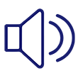Audio icon for sensory branding.